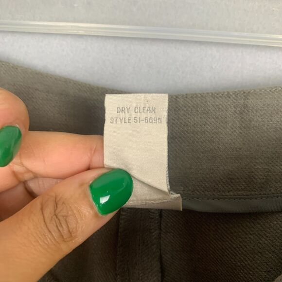 J. Jill 100% Linen Straight Leg Dress Pants Size 10T Taupe Neutral Staple Career - Picture 9 of 9